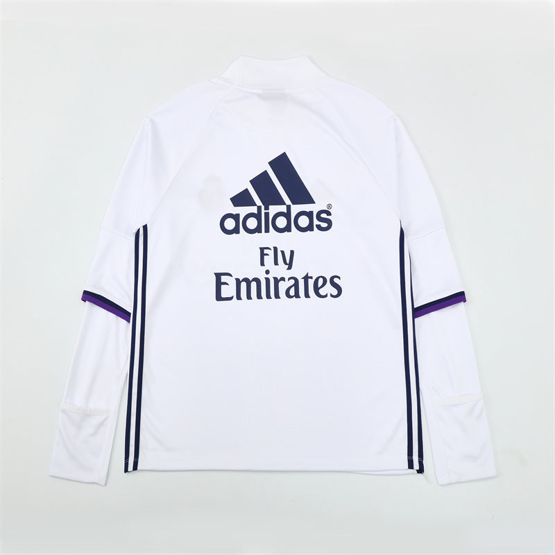 Maglia da allenamento retrò manica lunga Real Madrid 16/17