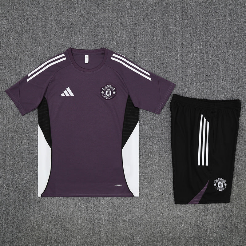 Maglia da allenamento e pantaloncini del Manchester United Bambino 25/26