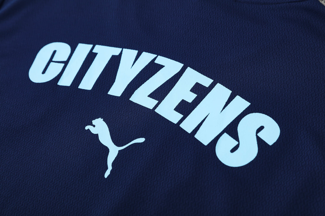 Maglia da allenamento e pantaloncini del Manchester City 25/26