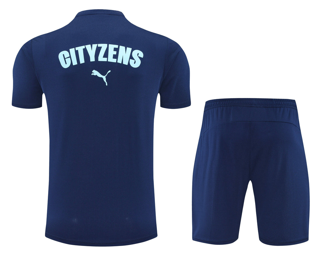 Maglia da allenamento e pantaloncini del Manchester City 25/26