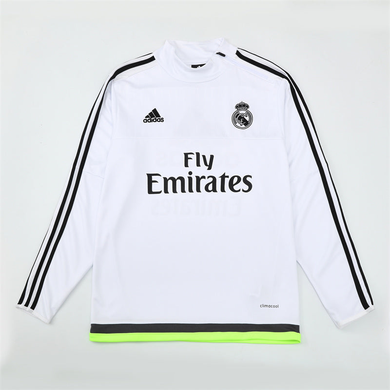 Maglia da allenamento retrò manica lunga Real Madrid 15/16