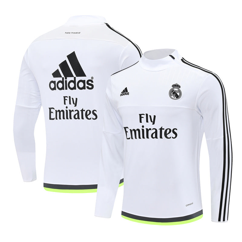 Maglia da allenamento retrò manica lunga Real Madrid 15/16