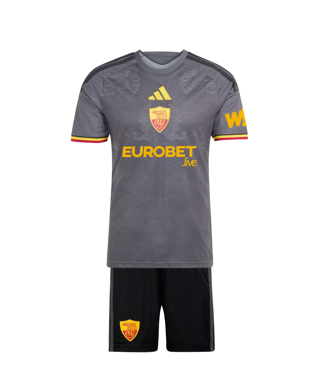 T-shirt e Pantaloncini per Bambino Roma Third 26/27