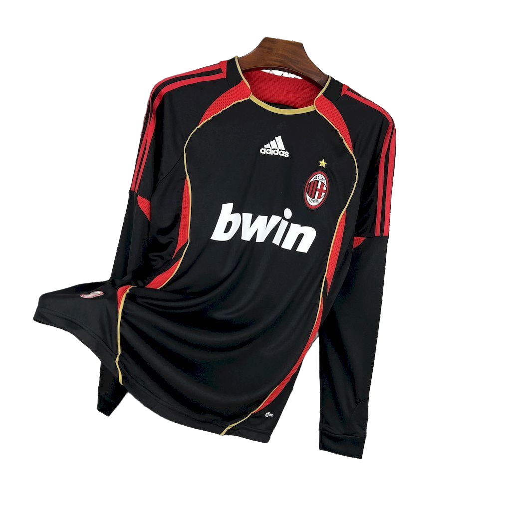 MAGLIA AC MILAN Retro Third 06/07 MANICHE LUNGHE