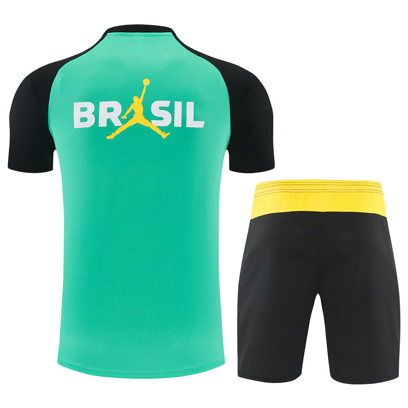 Maglia e Pantaloncini Allenamento Brasil Bambino 26/27