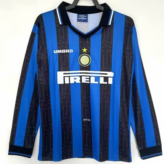 Maglia Maniche Lunghe Retro Inter Home 97/98