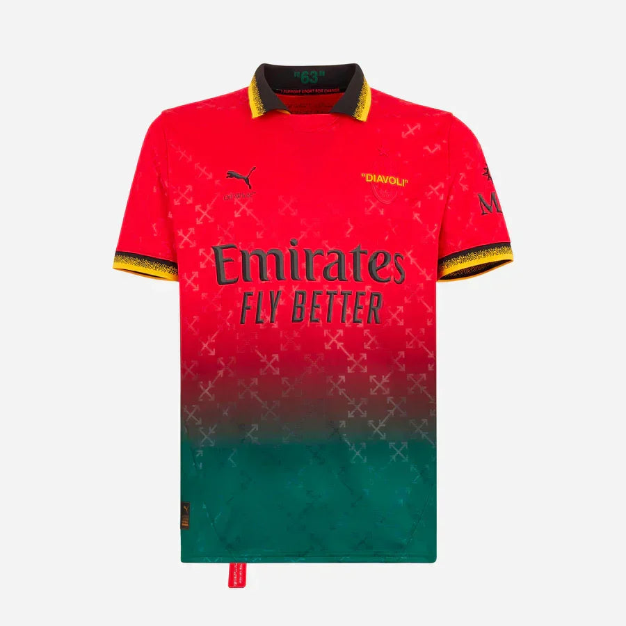 Maglia RED PUMA X AC MILAN X OFF-WHITE 24/25