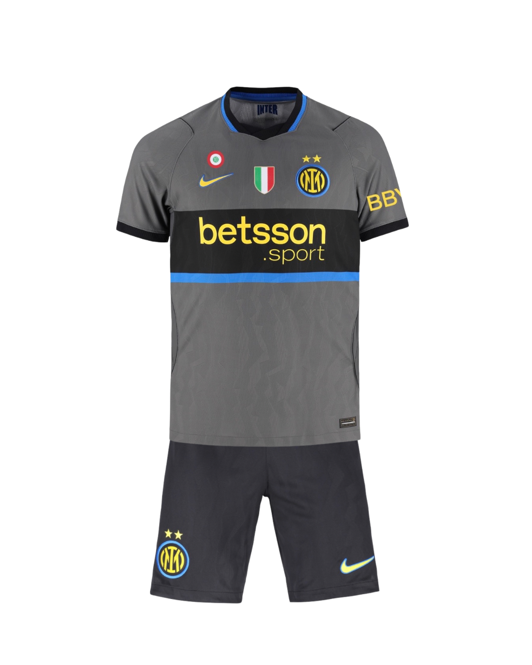 T-shirt e Pantaloncini per Bambino Inter Third 26/27 Scudetto + Coccarda
