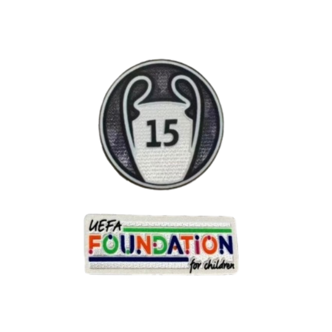 Champions League Football Patch Set Real Madrid 2024 vincitore 15