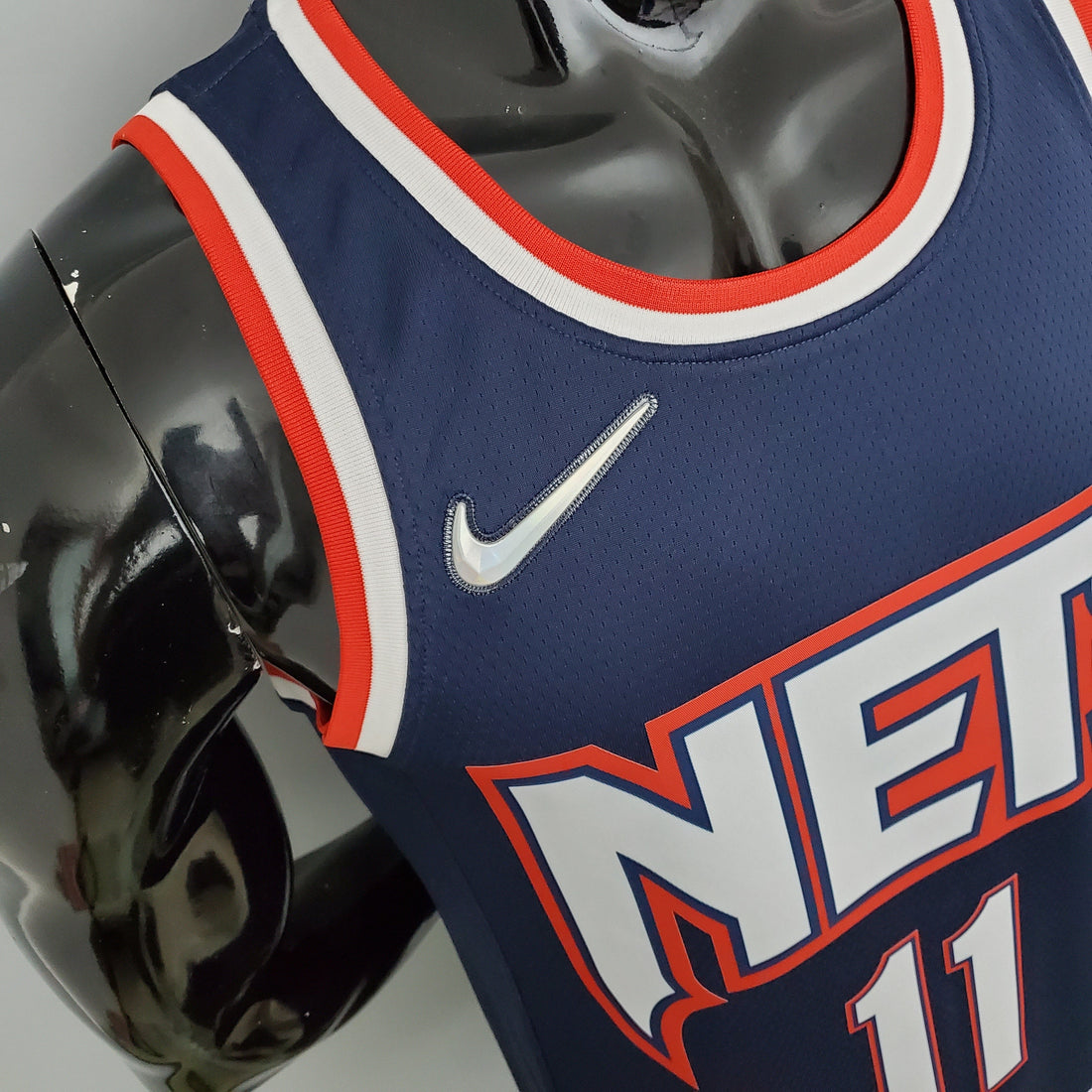 Maglia NBA Royal Blue 2022 75th Anniversary Irving # 11 Brooklyn Nets City Edition
