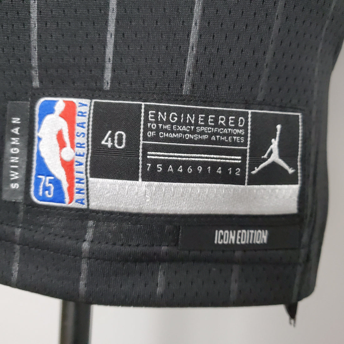 75° Anniversario Jordan #23 Volantini Chicago Bulls Nero NBA