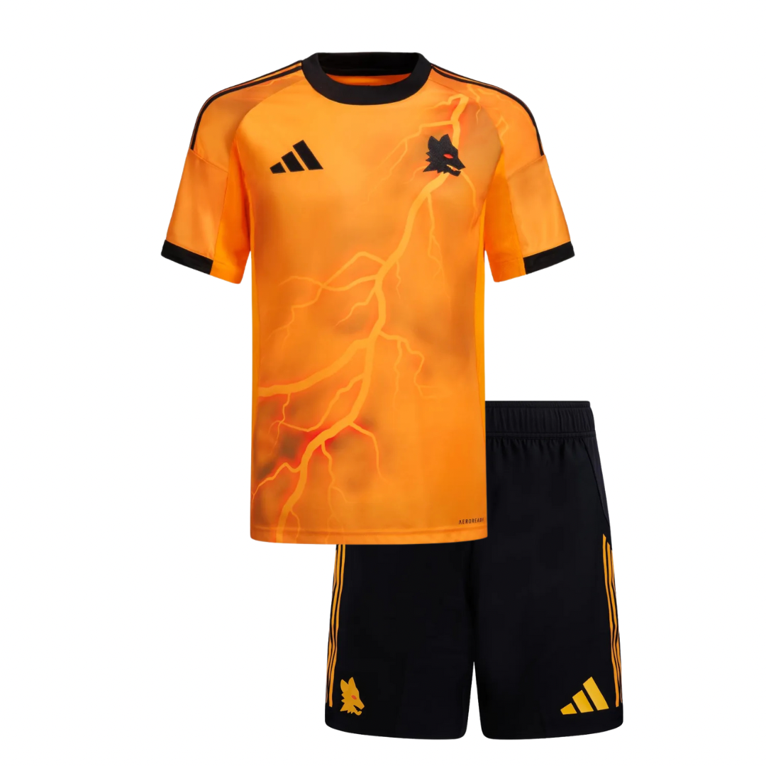 T-shirt e Pantaloncini per Bambino Roma Away 25/26