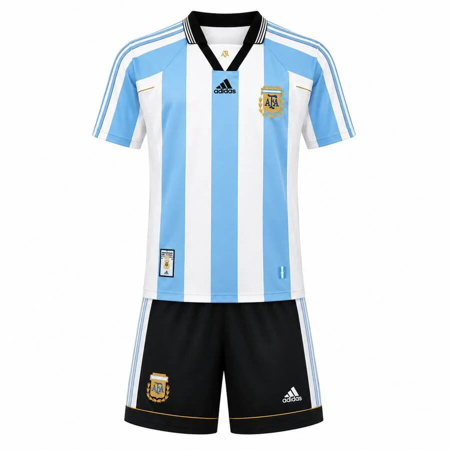 T-shirt e Pantaloncini per Bambino Argentina Retro 1998