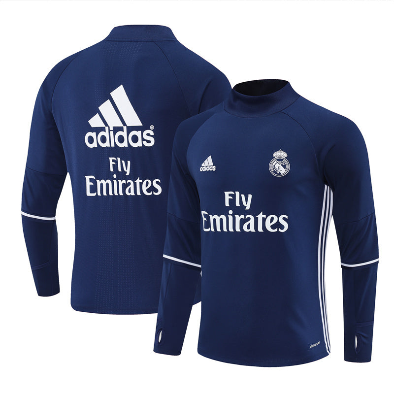 Maglia da allenamento retrò manica lunga Real Madrid 16/17