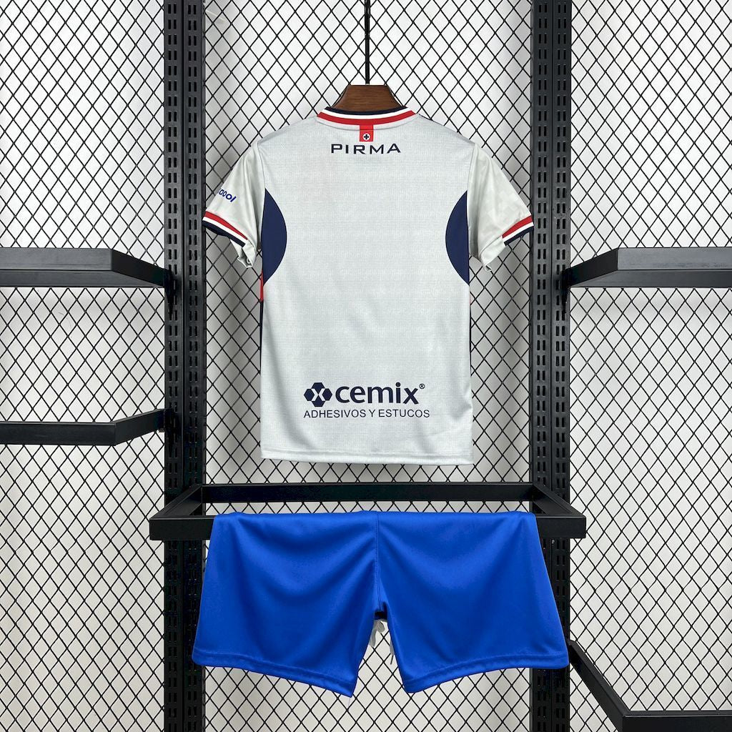 T-shirt e Pantaloncini per Bambino Cruz Azul Away 25/26