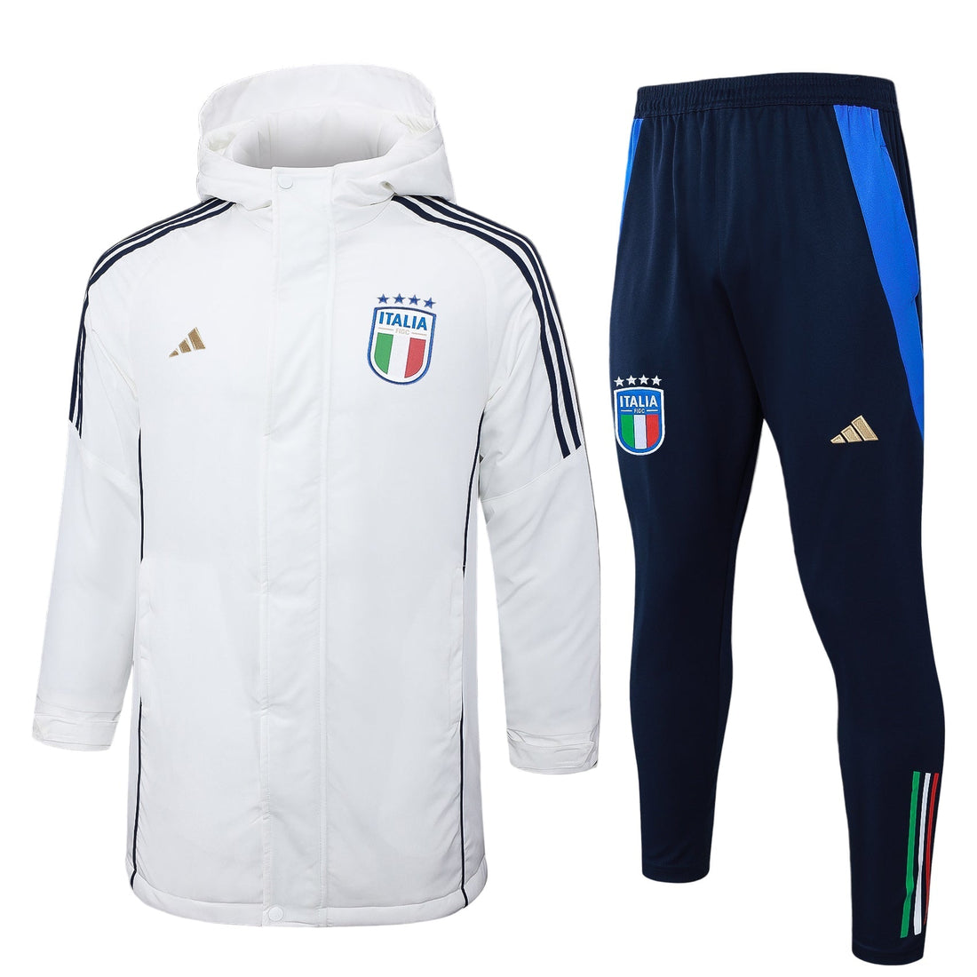 Giacca imbottita impermeabile + pantaloni dall'Italia