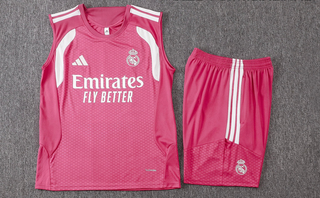 Maglia da allenamento e pantaloncini del Real Madrid 26/27