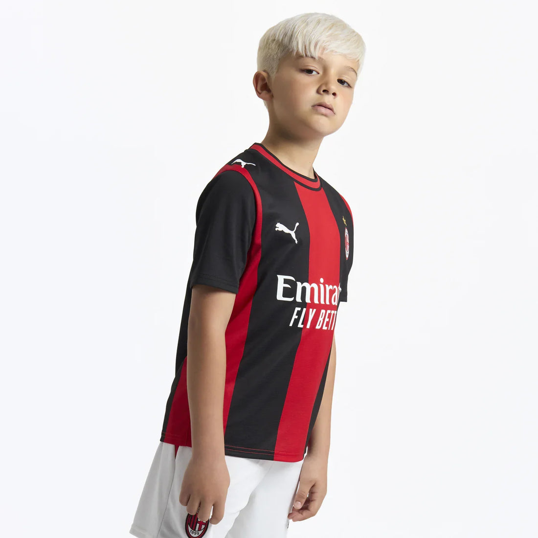 T-shirt e Pantaloncini per Bambino AC MILAN Home 26/27 - Con Calzini