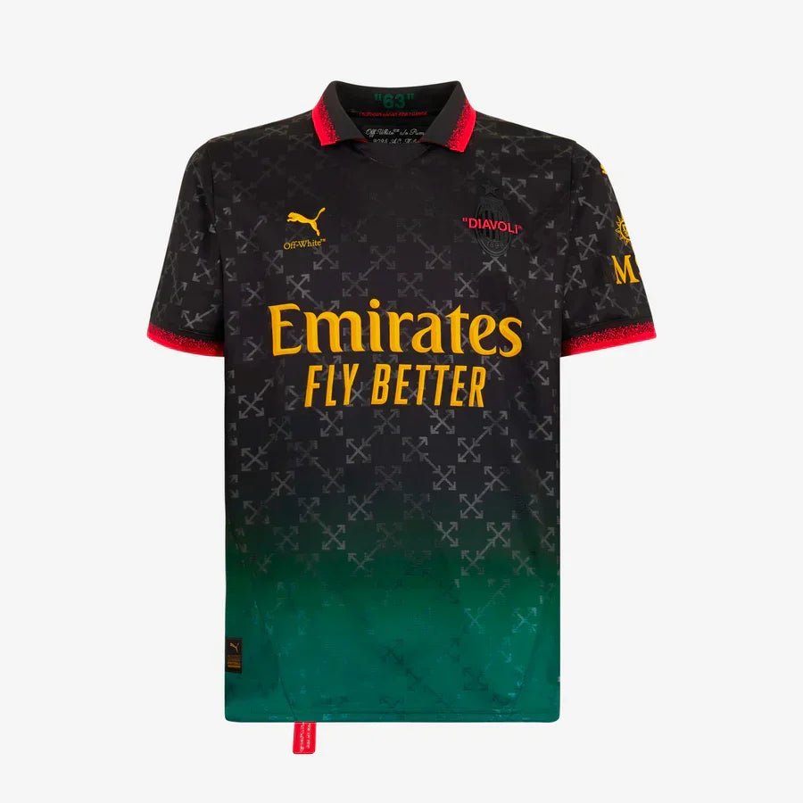 Maglia BLACK PUMA X AC MILAN X OFF-WHITE 24/25
