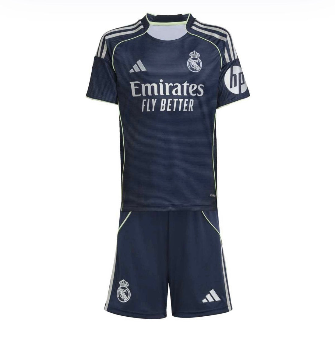 T-shirt e Pantaloncini Bambino Real Madrid Away 25/26
