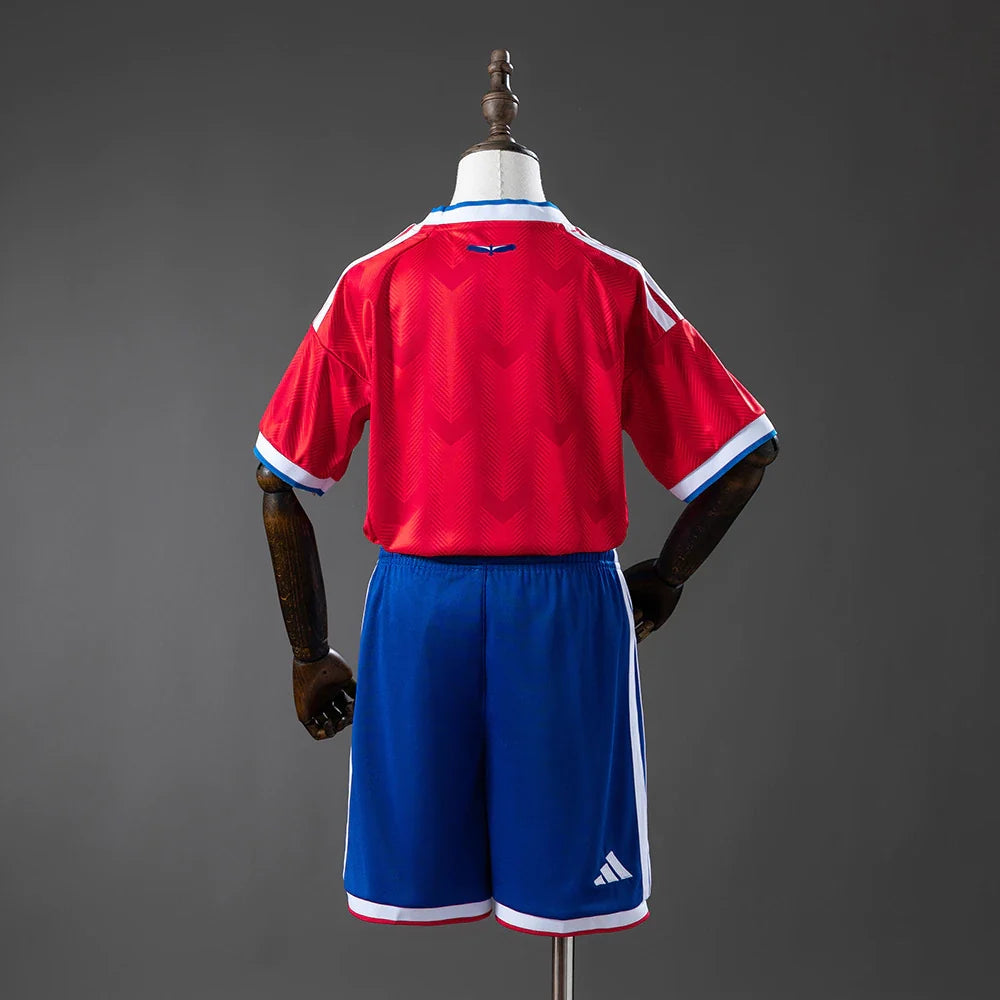 T-shirt e Pantaloncini per Bambino Chile Home 26/27