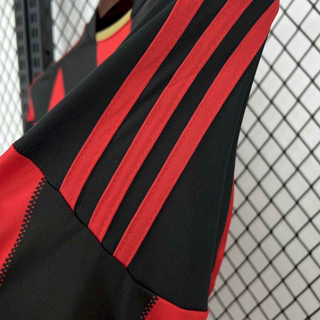 MAGLIA AC MILAN Retro Home 10/11 MANICHE LUNGHE