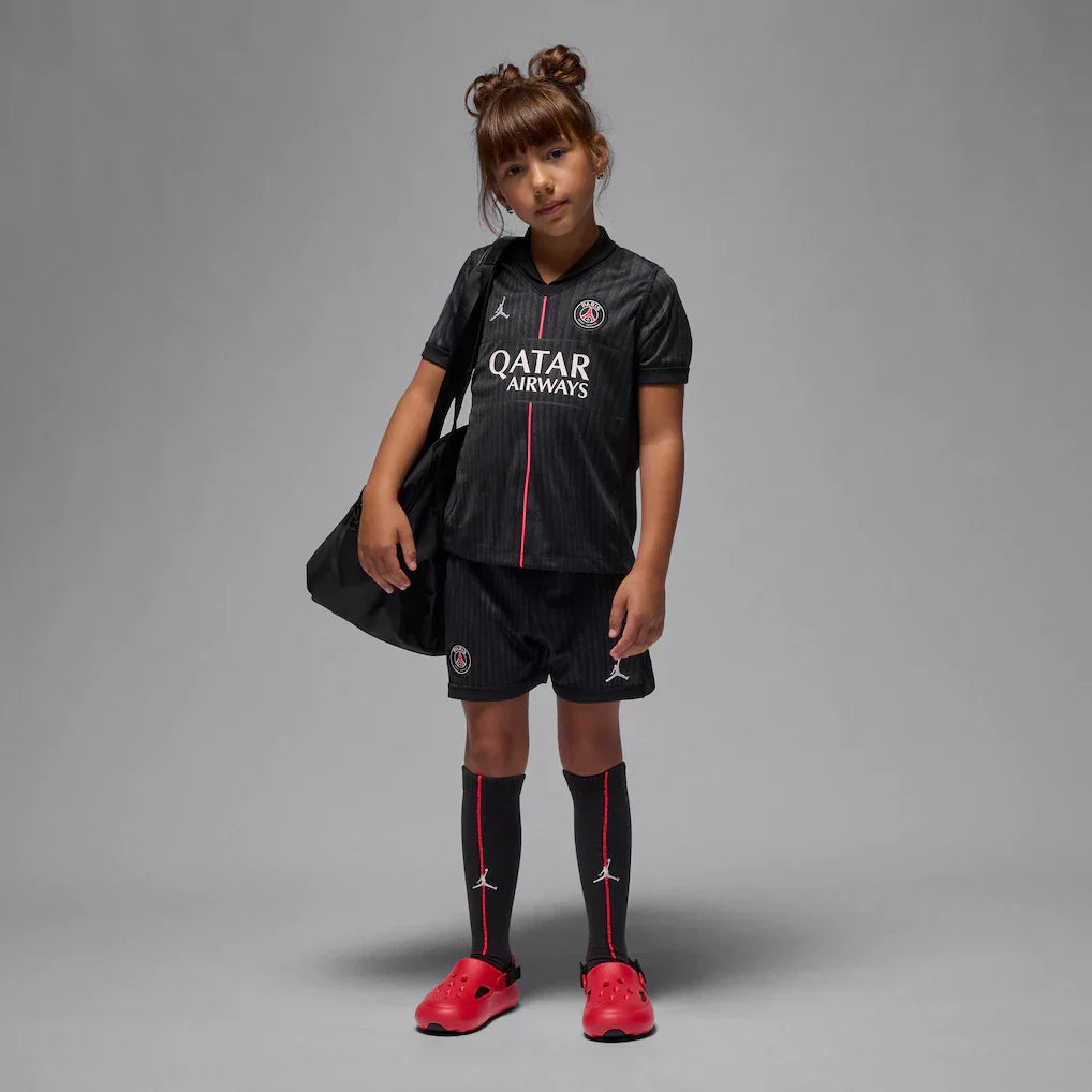 T-shirt e Pantaloncini per Bambino PSG Jordan Fourth  25/26 - Con Calzettoni