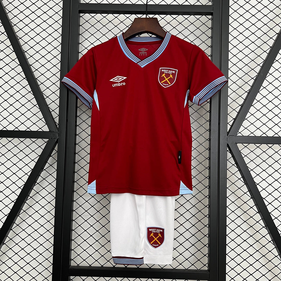 T-shirt e Pantaloncini per Bambino West Ham United Home 25/26