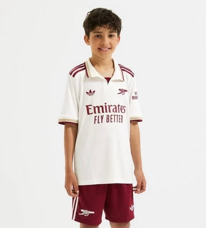 T-shirt e Pantaloncini per Bambino Arsenal Third 25/26