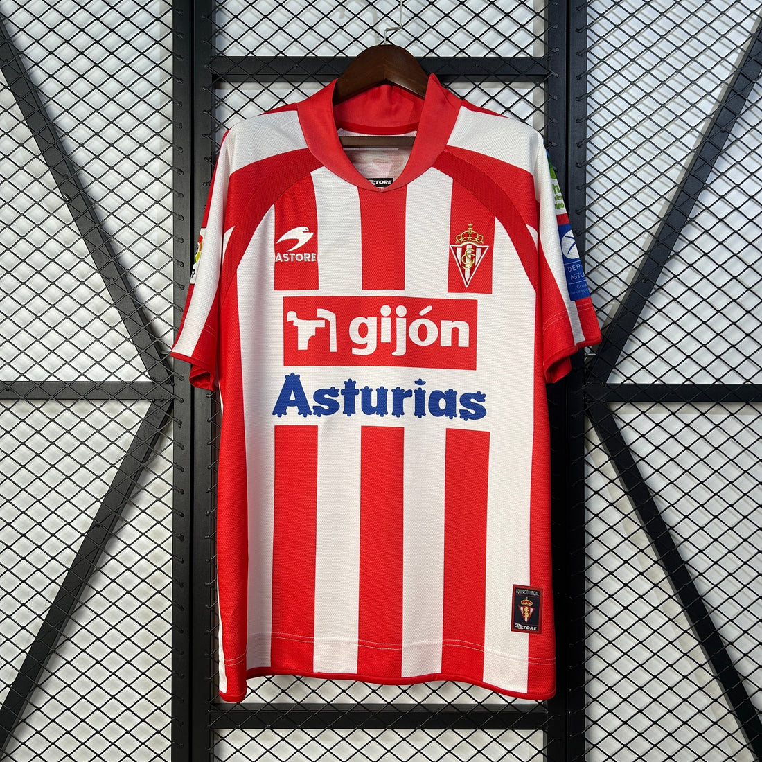 Maglia Retro Sporting Gijon Home 08/09