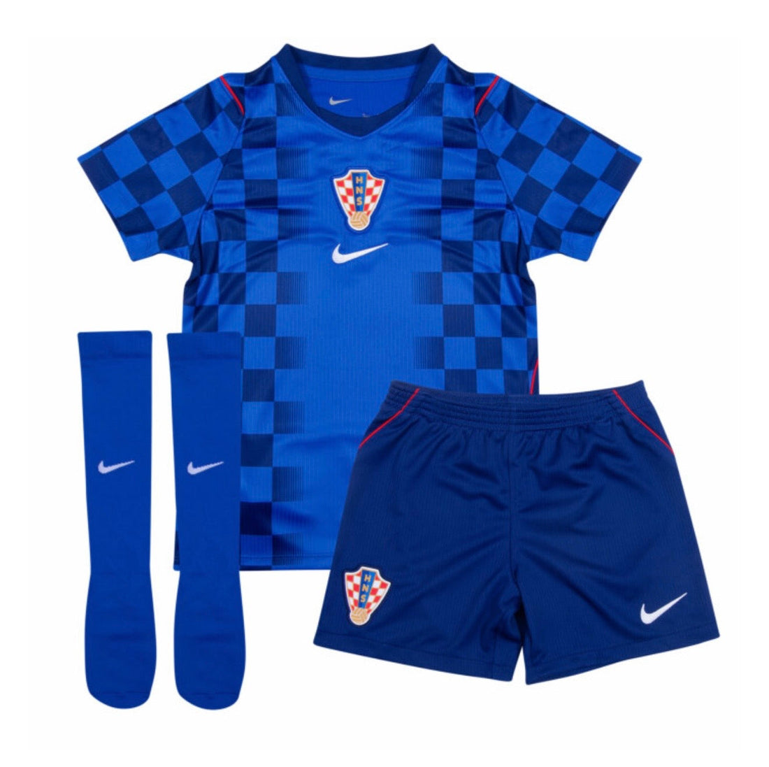 T-shirt e Pantaloncini per Bambino Croazia Away 26/27 - Con Calzettoni