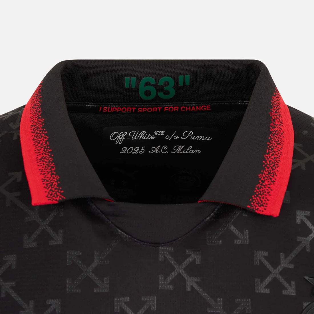 Maglia BLACK PUMA X AC MILAN X OFF-WHITE 24/25