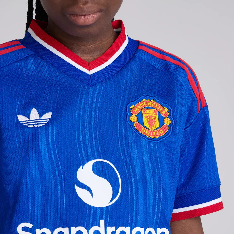 T-shirt e Pantaloncini per Bambino Manchester United Away 26/27