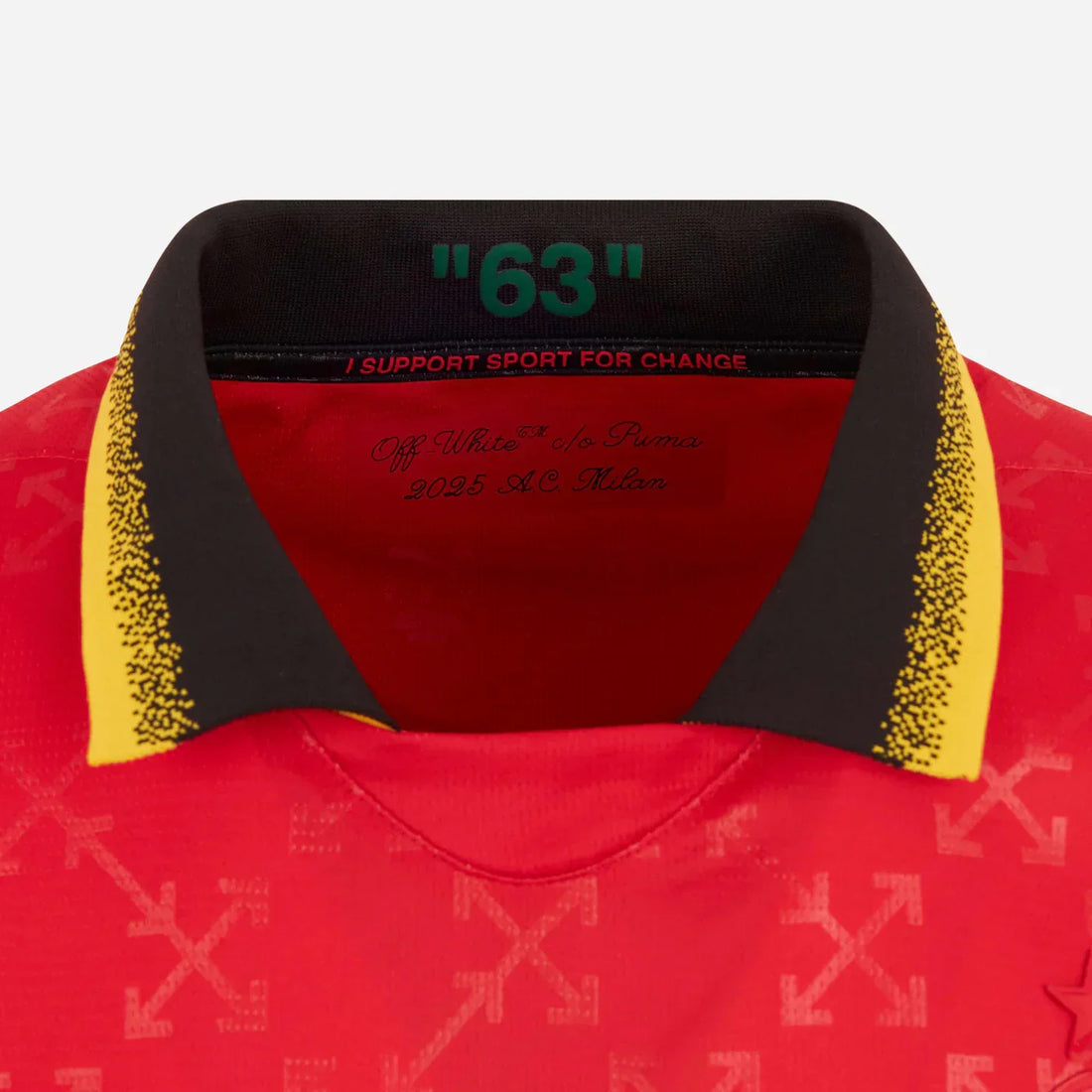 Maglia RED PUMA X AC MILAN X OFF-WHITE 24/25