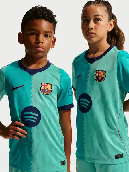 T-shirt e Pantaloncini per Bambino FC Barcelona Third 26/27 - Con calzini