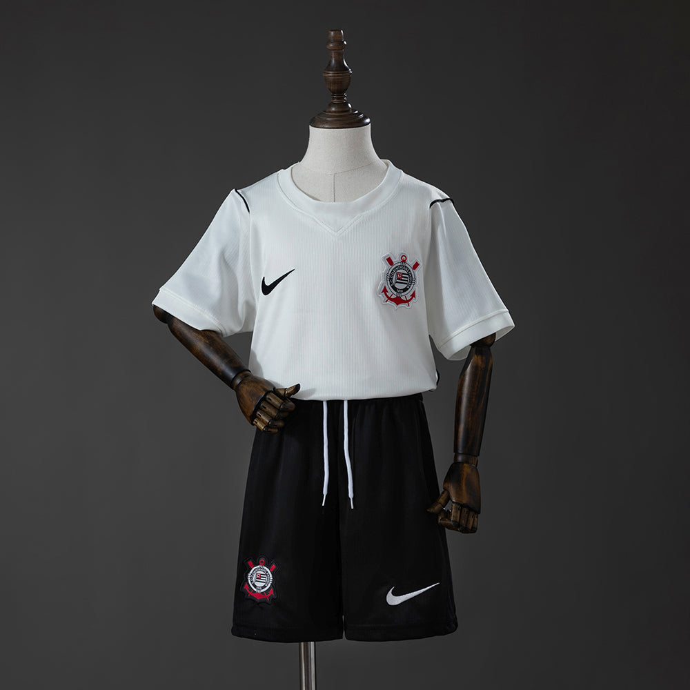 Maglia e Pantaloncini per Bambino Corinthians Home 26/27