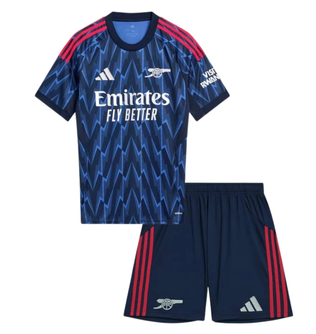 T-shirt e Pantaloncini per Bambino Arsenal Away 25/26