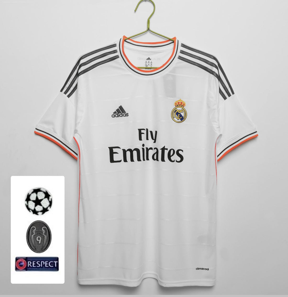 Maglia del Real Madrid Retro 13/14 - Con Patch