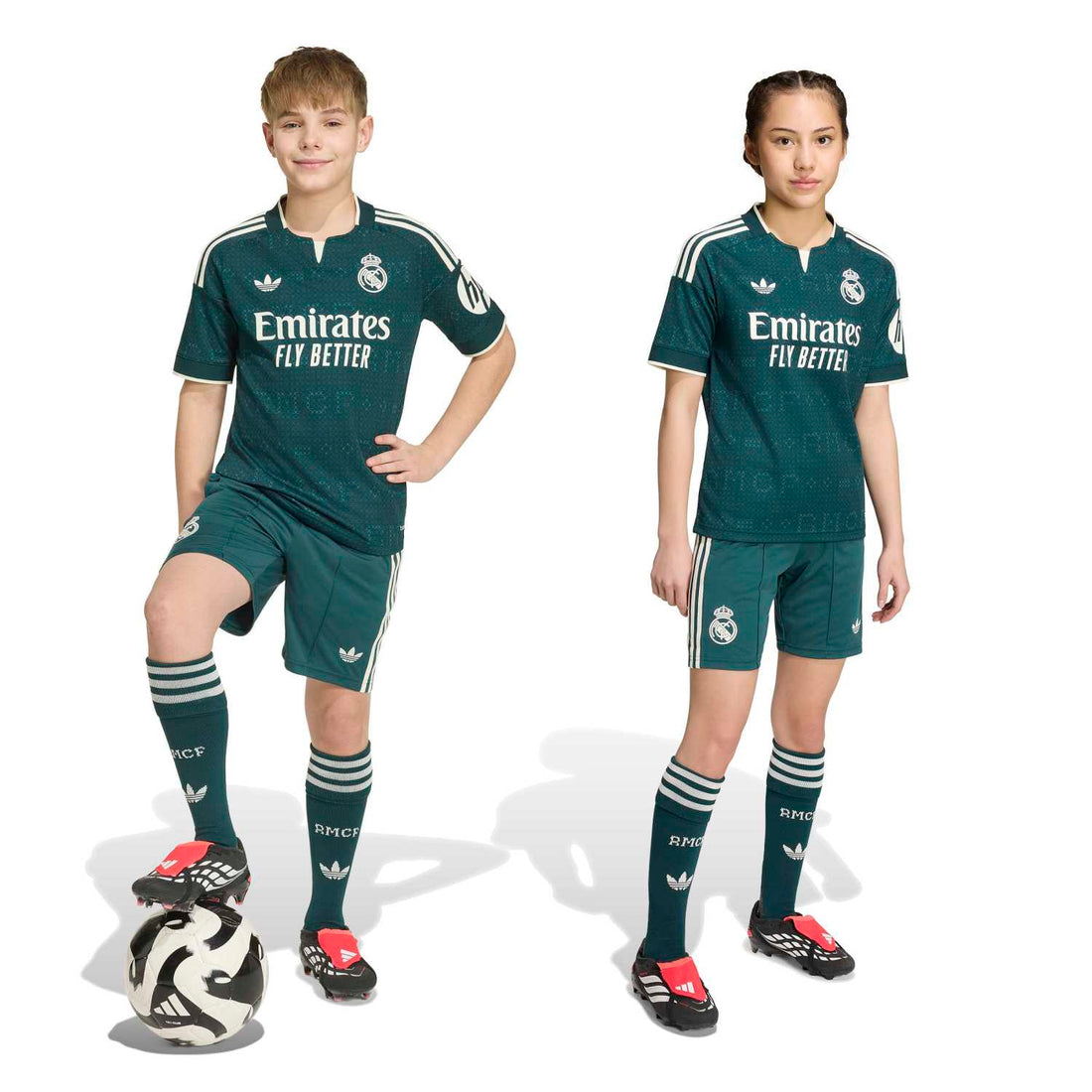 T-shirt e Pantaloncini Bambino Real Madrid Away 26/27