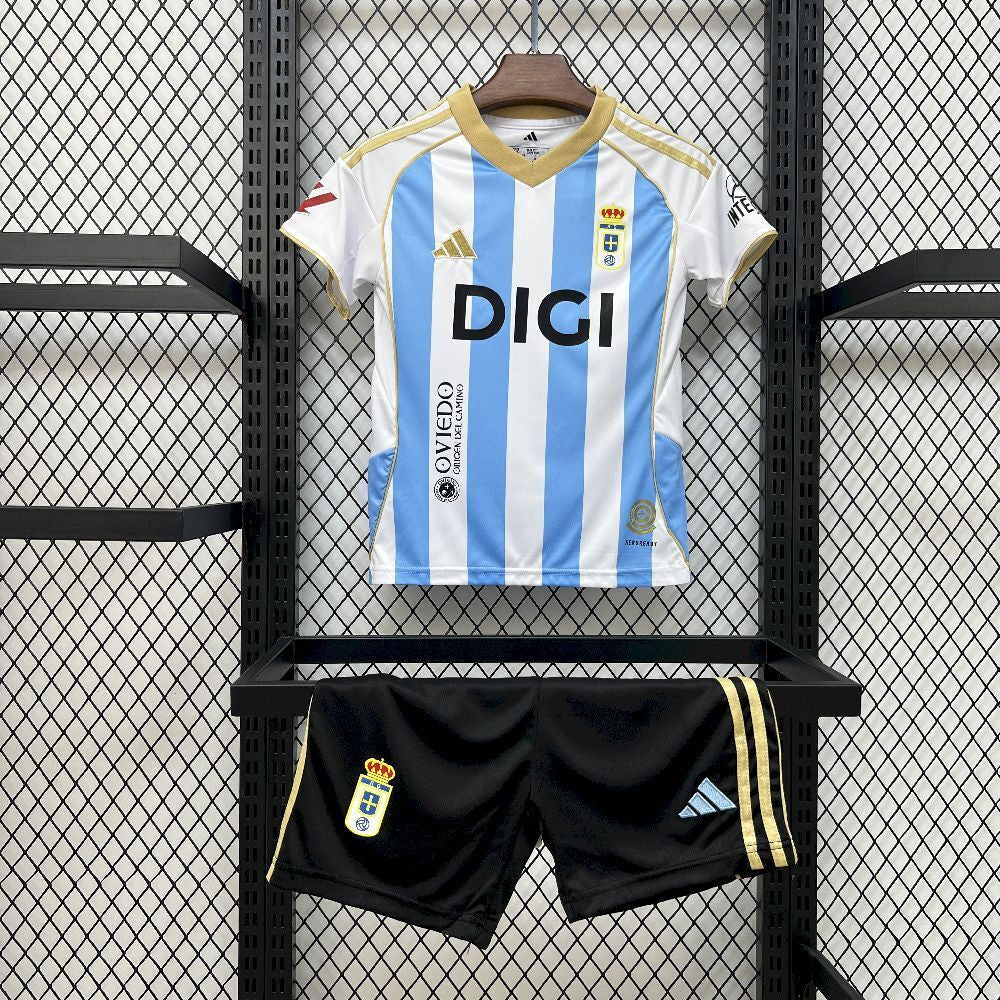 T-shirt e Pantaloncini per Bambino Real Oviedo Third 25/26