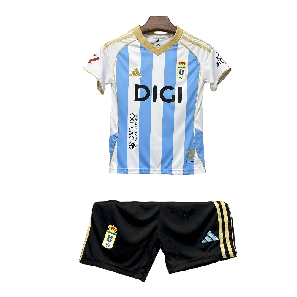 T-shirt e Pantaloncini per Bambino Real Oviedo Third 25/26
