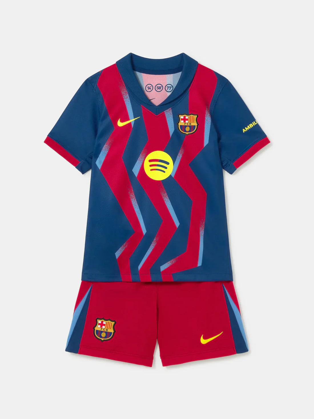 T-shirt e Pantaloncini per Bambino FC Barcelona Fourth 25/26