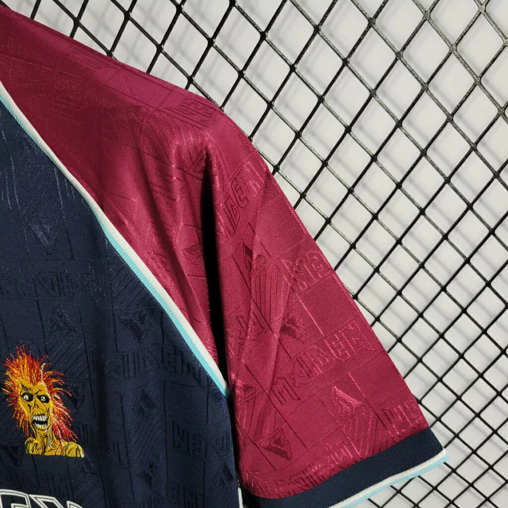 Maglia Retro West Ham Iron Maiden 1999