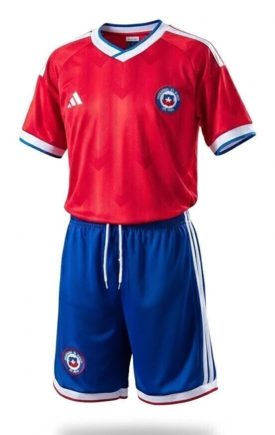 T-shirt e Pantaloncini per Bambino Chile Home 26/27