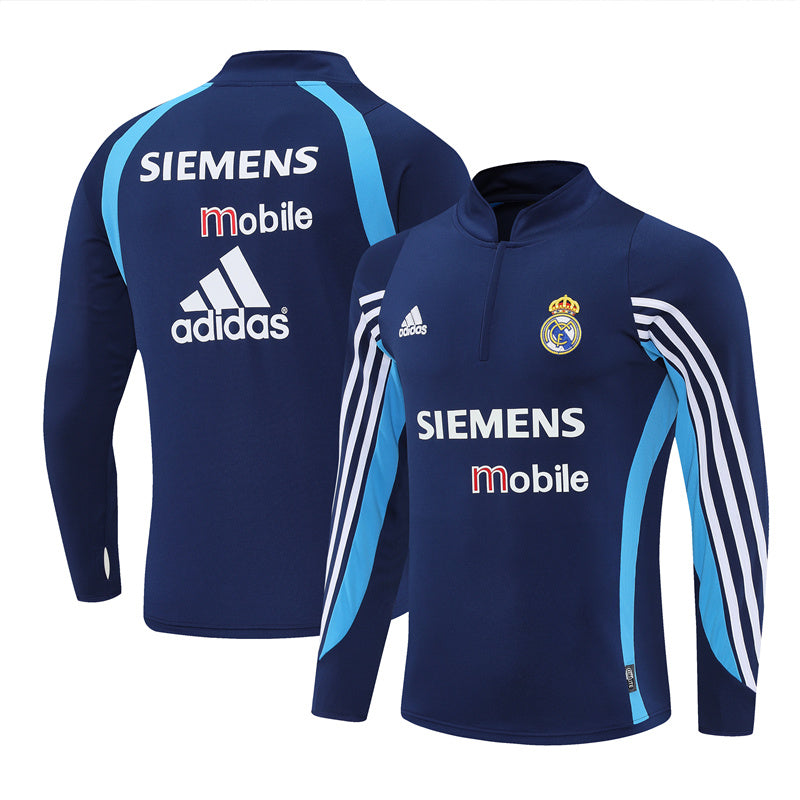 Maglia da allenamento retrò manica lunga Real Madrid 03/04
