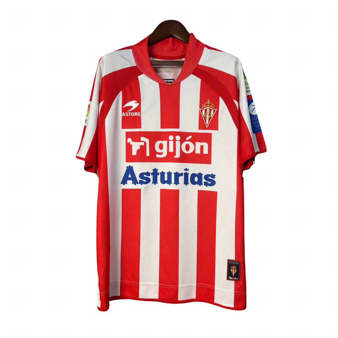 Maglia Retro Sporting Gijon Home 08/09