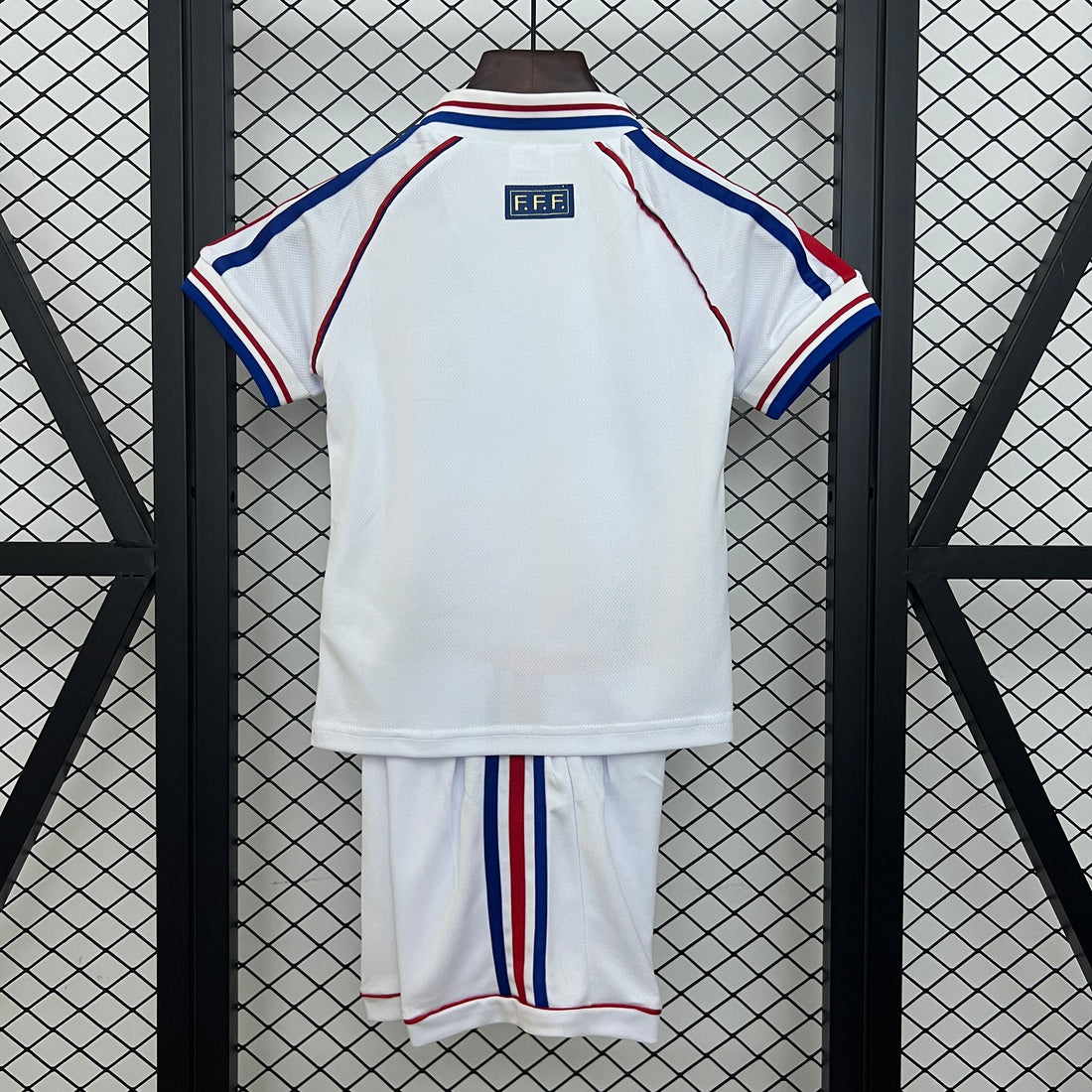 T-shirt e Pantaloncini per Bambino Francia Retro Away 1998