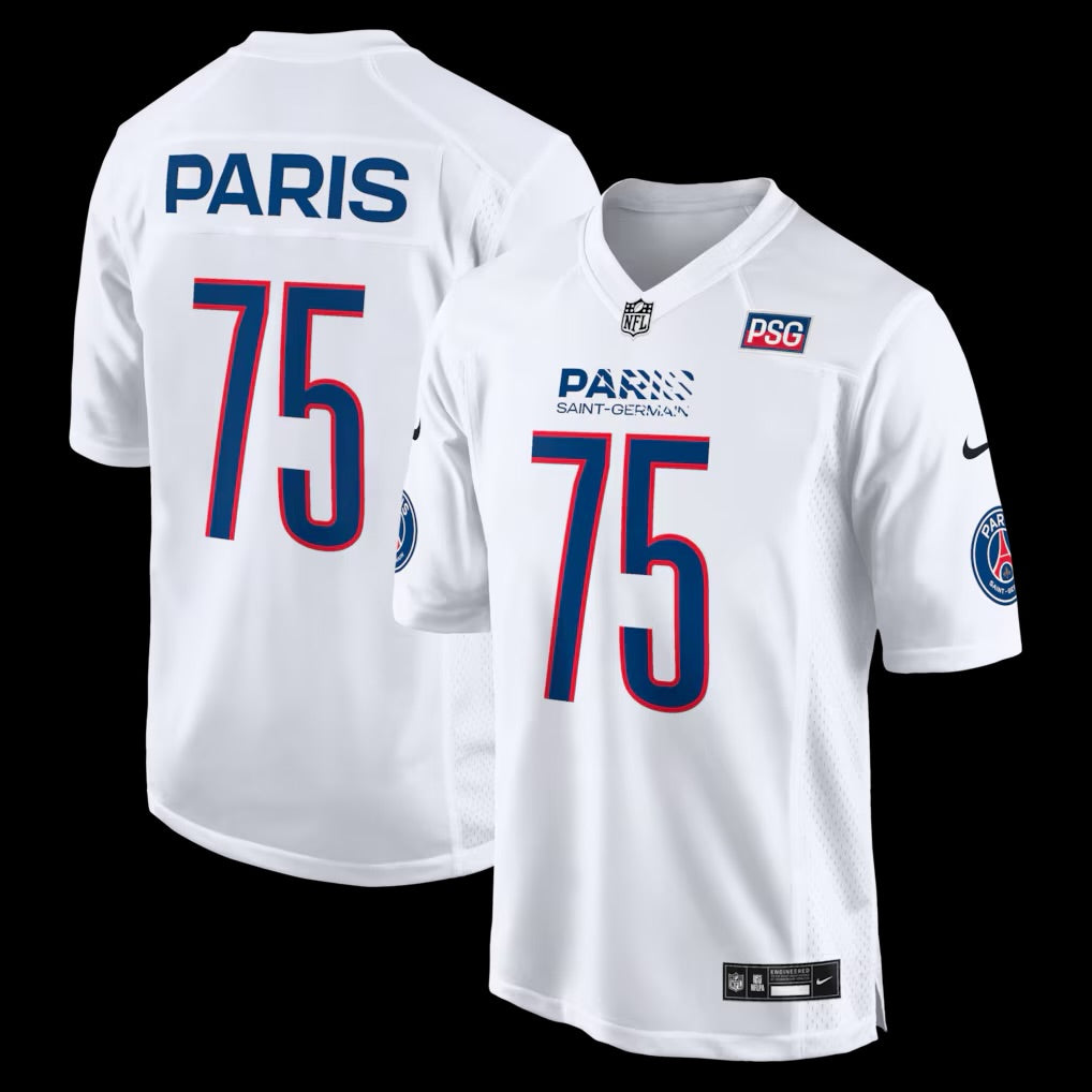 Maglia PSG 2025 Soccer x NFL Game Jersey - White