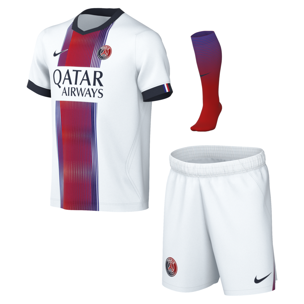 T-shirt e Pantaloncini per Bambino PSG Away 26/27 - Con Calzettoni
