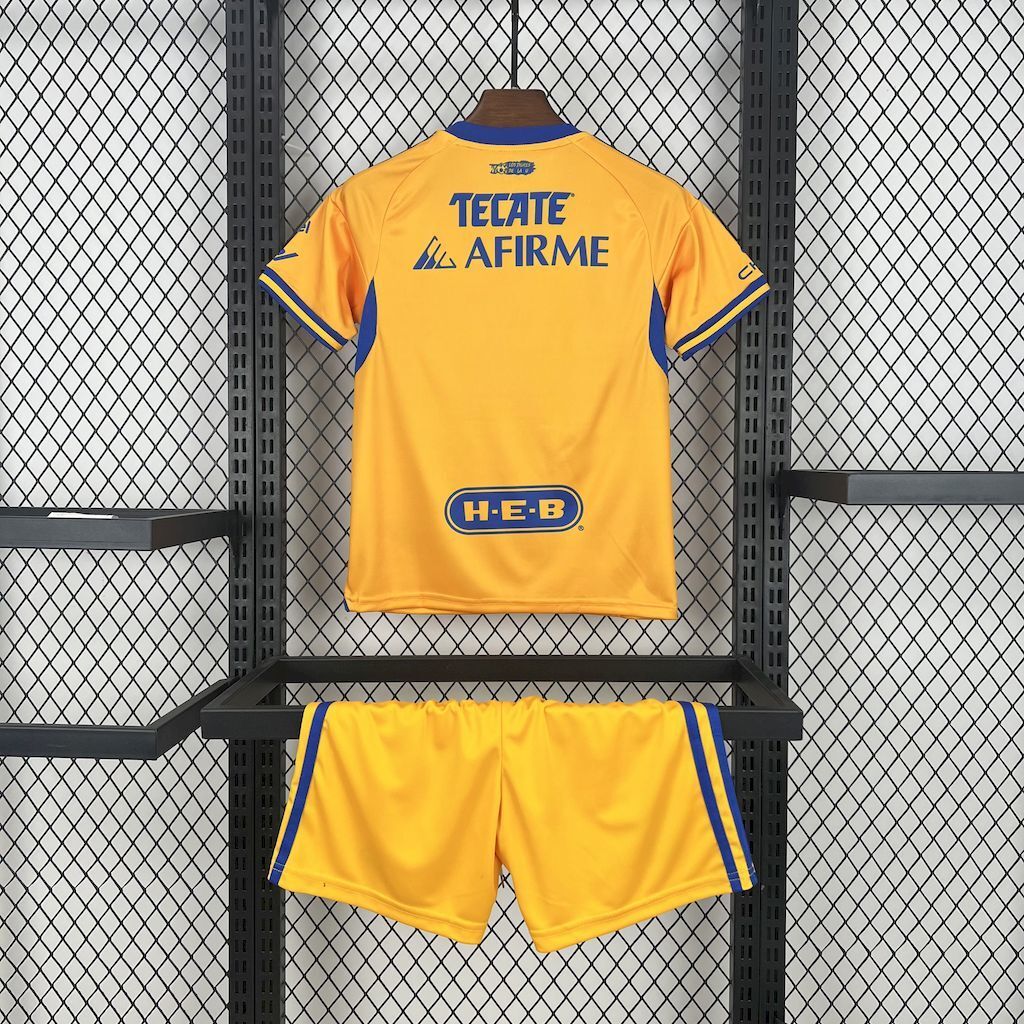 T-shirt e Pantaloncini per Bambino Tigres UANL Home 25/26